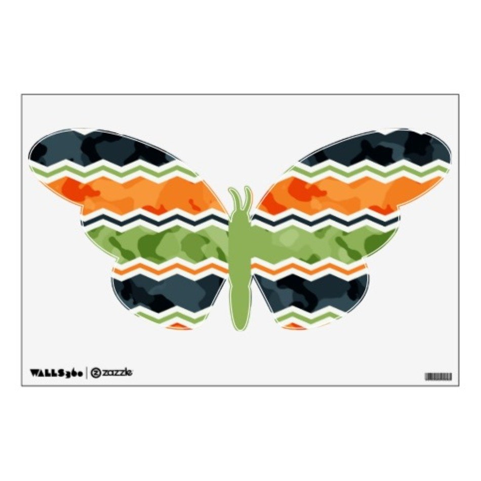 Orange Camo Graphics