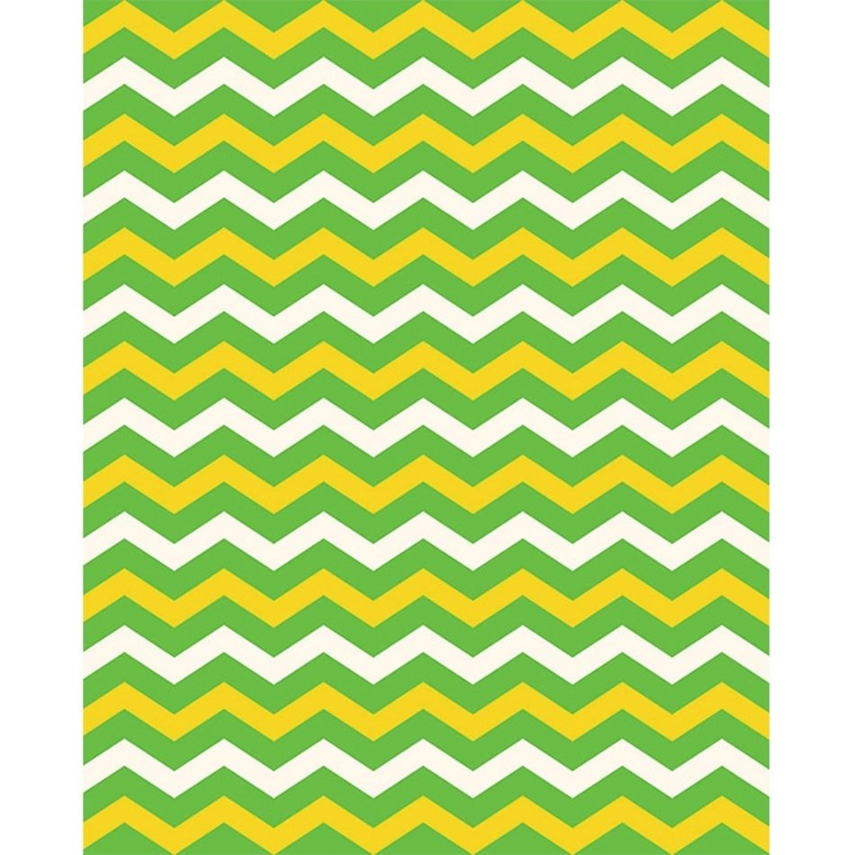 Green And Yellow Chevron