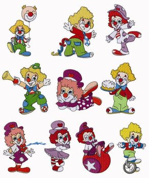 Cli Female Cute Clown Clipart