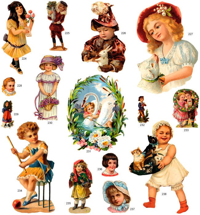 Free Vintage Collage Sheets