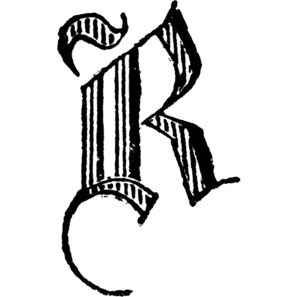 Decorative Letter R N3