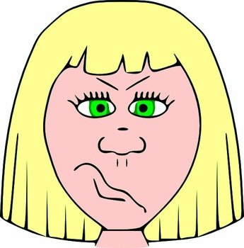 Confused Smiley Face Clip Art N37