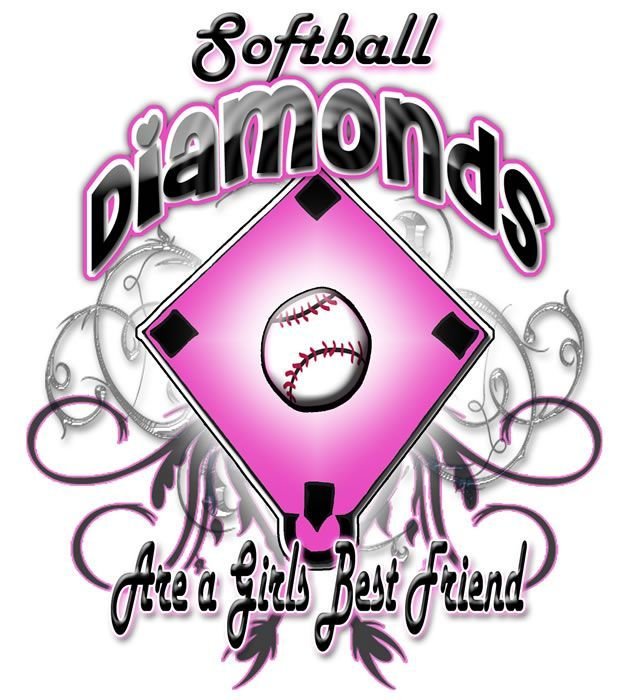 Softball Diamonds Are A Girls Best Friend Quote