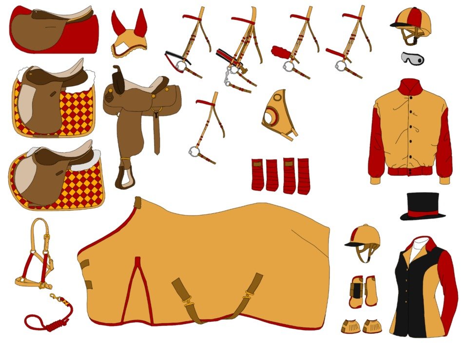 clipart with riding clothes