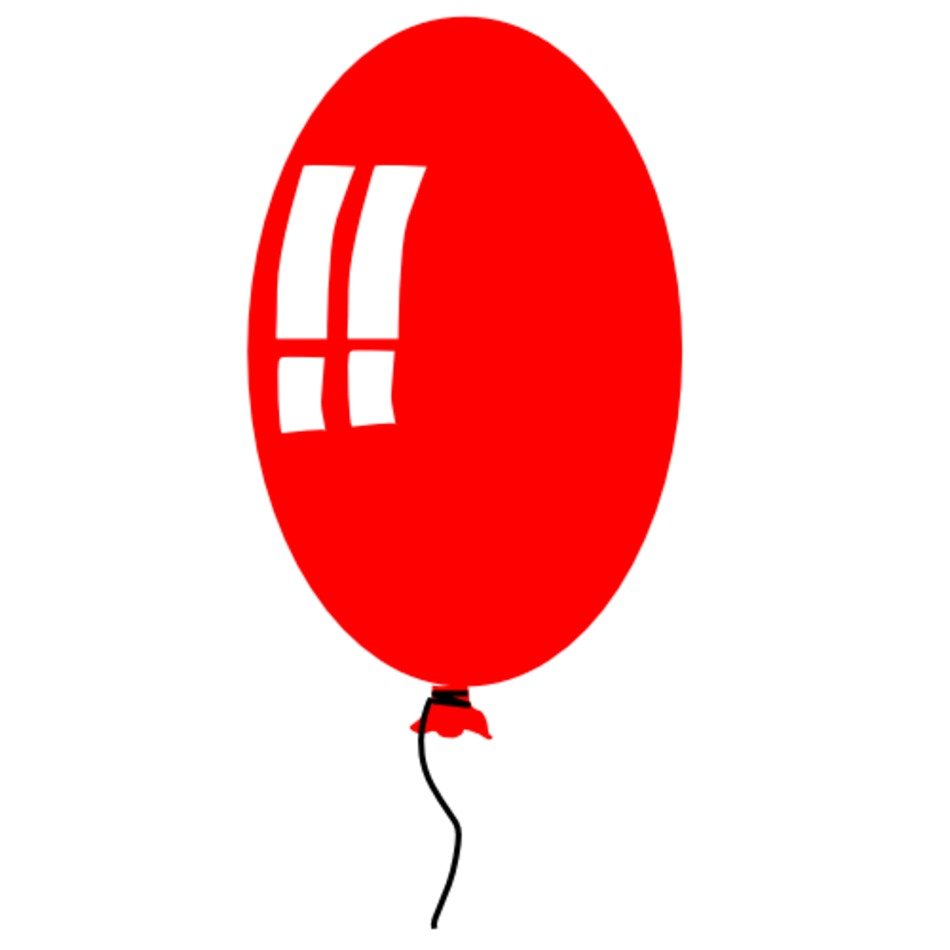 Birthday Balloons Clip Art N127