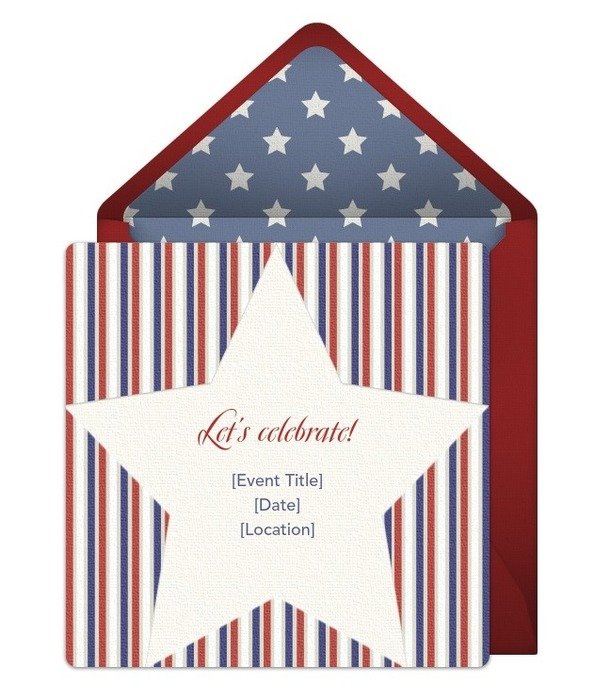 4th Of July Party Invitation Wording