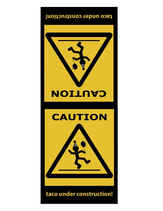 Construction Party Signs