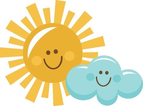 Cartoon Sun With Cloud N5