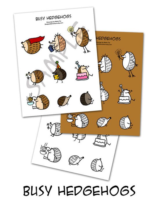 Busy Clip Art N3