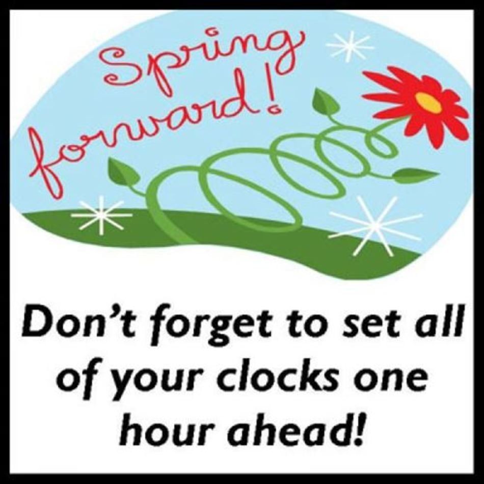 Spring Forward Daylight Savings Time 2015 N7