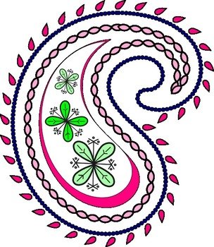 Paisley Clip Art N25