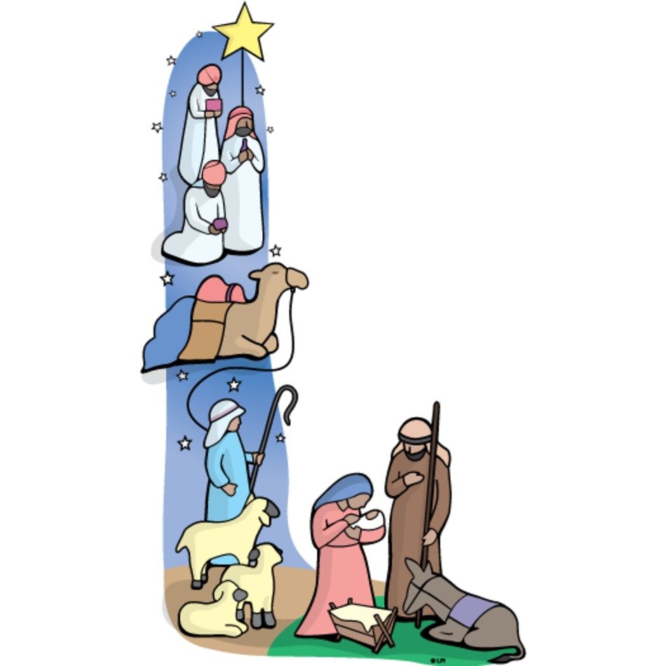 Christmas Nativity Clip Art N6