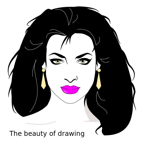 Beauty Public Domain Clip Art