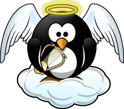 Angel Penguin Clip Art N2