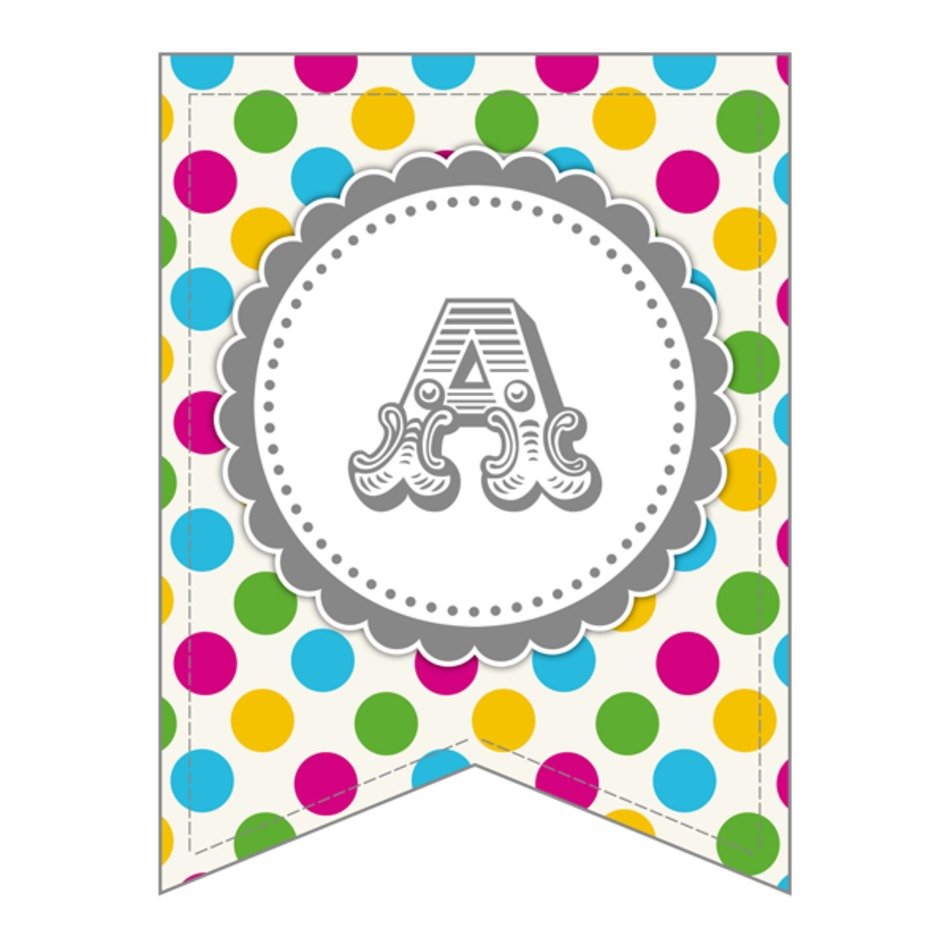 Primary Color Polka Dots