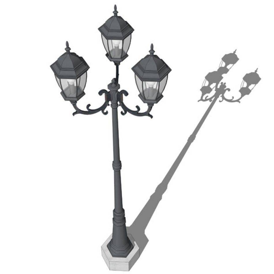 Lamp Post Clip Art N19