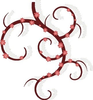 Heart Swirl Clip Art N26