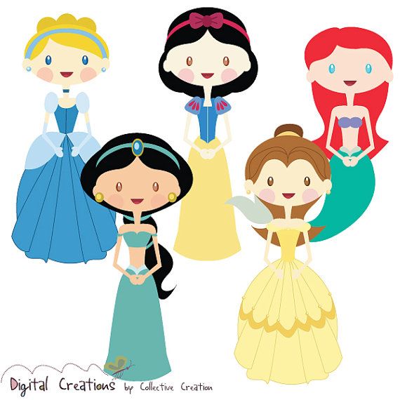 Fairytale Princess Digital Clipart By CollectiveCreation free image ...