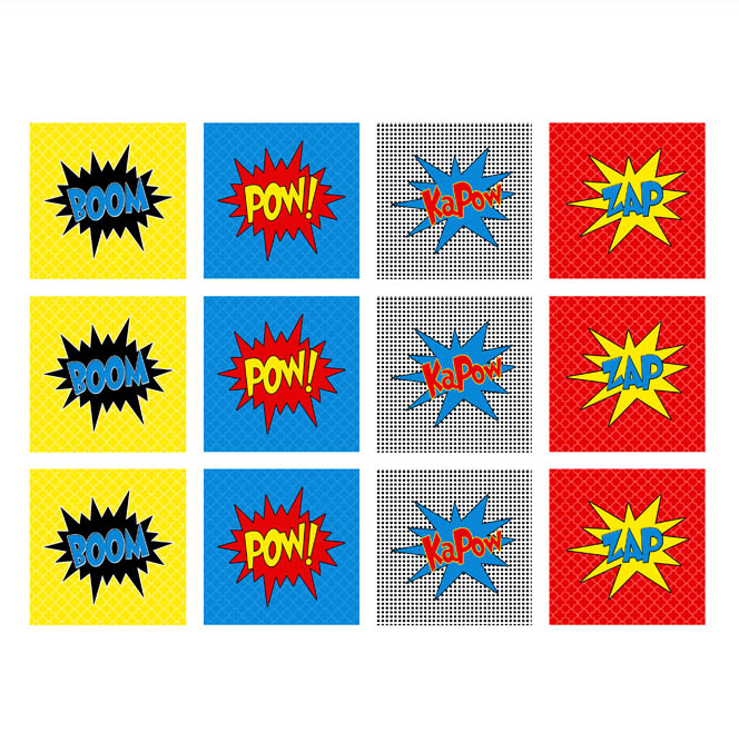 Free Printable Superhero Cupcake Toppers N4 free image download