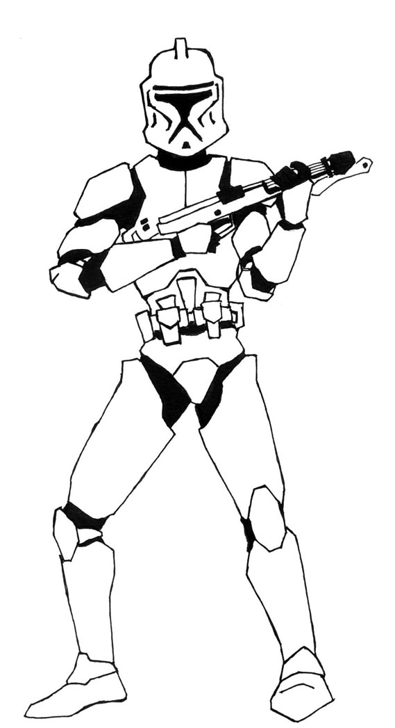 Clone Troopers From Star Wars Easy Drawings free image download