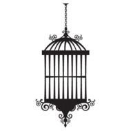 Bird Cage Modern Wall Art