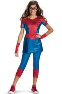 girl in Spider Girl costume