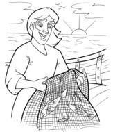 Fishers Of Men Coloring Page N2