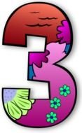 color Number three drawing
