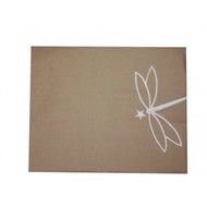 Duvet Cover Set White Dragonfly Single Bed