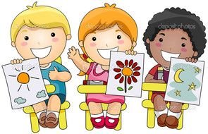 Children Art Stock Illustration drawing