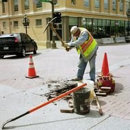 Pickaxe Swinging A