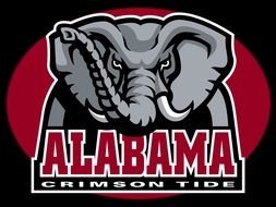 wallpaper with Alabama Crimson Tide logo