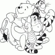 Winnie Pooh Para Imprimir Pintar Recortar Y Pegar