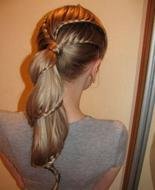 Twist Braid Ponytail