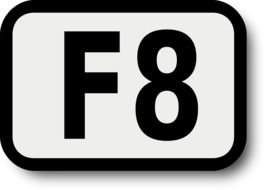 F8 Key drawing