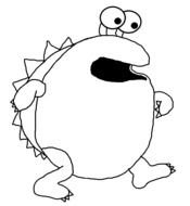 Ugly Monster Clip Art