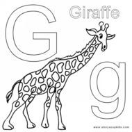 Printable Animal Alphabet Coloring Pages