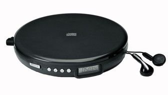 round black cd player