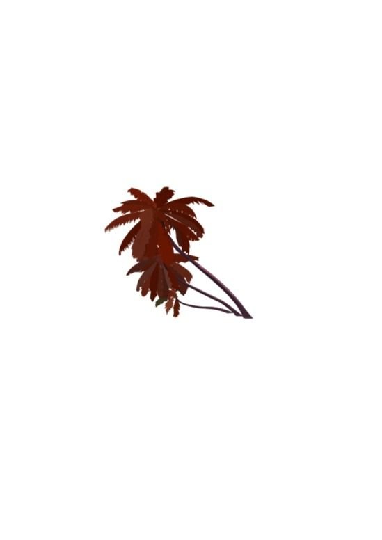 Black Palm Tree Clip Art N11
