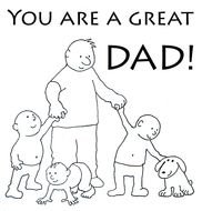 Fathers Day Greetings Clip Art