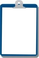 Blue Clipboard, drawing