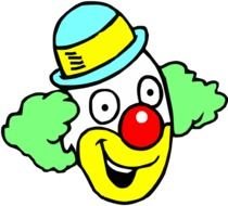 Clown Face Clip Art N45