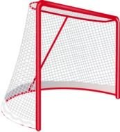Hockey Goal Clip Art N6