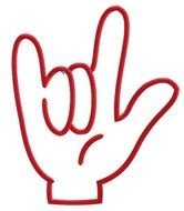 I Love You Sign Language N10