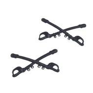 Crossed Sabers Saber Set Black