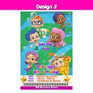 Bubble Guppies Invitation Template