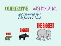Comparative And Superlative Adjectives drawing