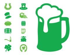St Patricks Day Banner Drawing
