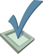 Check in Box drawing