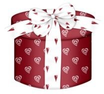 round romantic gift box